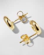 Image 3 of 4: Roberto Coin 18k Gold Diamond Stud Earrings