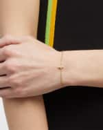 Image 2 of 5: Roberto Coin Tiny Treasure Diamond Cross Bracelet