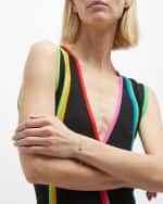 Image 5 of 5: Roberto Coin Tiny Treasure Diamond Cross Bracelet