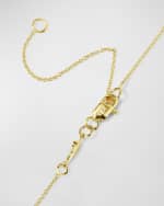 Image 3 of 5: Roberto Coin 18k Diamond Paw Disc Pendant Necklace