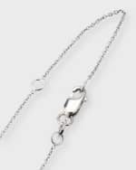 Image 3 of 5: Roberto Coin 18k White Gold Diamond Owl Necklace