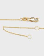 Image 3 of 4: Roberto Coin Integrated Diamond Cross Necklace, Yellow Gold