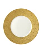 Image 1 of 2: Bernardaud Ecume Gold Dinner Plate
