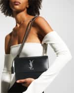 Image 2 of 6: Saint Laurent Sunset Medium YSL Crossbody Bag in Smooth Leather