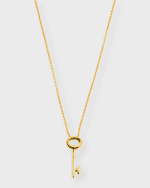 Image 1 of 5: Roberto Coin Key Pendant Necklace