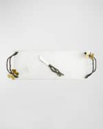 Image 2 of 4: Michael Aram Butterfly Ginkgo Small Cheese Board with Knife