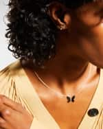 Image 5 of 5: Sydney Evan 14k Gold Diamond & Sapphire Bee Stud Earring (Single)