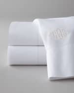 Image 2 of 2: Matouk King Sierra 350 Thread Count Fitted Sheet