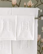 Image 2 of 4: Matouk Auberge Monogrammed Hand Towel