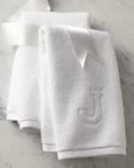 Image 4 of 4: Matouk Auberge Monogrammed Hand Towel