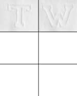 Image 3 of 4: Matouk Auberge Monogrammed Tub Mat