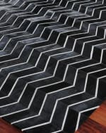 Image 4 of 4: Exquisite Rugs Forbes Hairhide Rug, 10" x 14"