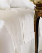 Image 1 of 2: Sferra Queen Giza 45 Sateen Fitted Sheet