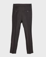 Image 2 of 2: Appaman Slim Suit Pants, Charcoal, Size 4-14
