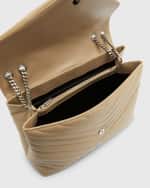 Image 5 of 6: Saint Laurent Loulou Large YSL Shoulder Bag in Quilted Leather