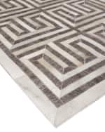 Image 1 of 3: Exquisite Rugs Finnegan Hairhide Rug, 10' x 14'