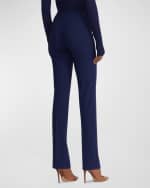 Image 4 of 5: Ralph Lauren Collection Alandra Straight-Leg Wool Pants