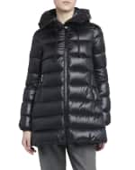 Image 2 of 6: Moncler Suyen Down Quilted Nylon Hooded Parka