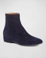 Image 2 of 2: Aquatalia Ulyssa Waterproof Suede Ankle Boots with Hidden Wedge