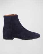 Image 1 of 2: Aquatalia Ulyssa Waterproof Suede Ankle Boots with Hidden Wedge
