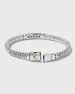 Image 3 of 5: LAGOS Diamond Lux Caviar 6mm Single Station Bracelet