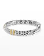 Image 2 of 5: LAGOS Diamond Lux 9mm Three Station Bracelet with Diamonds