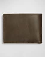 Image 2 of 3: Shinola Men's Slim Leather Bi-Fold Wallet