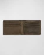Image 3 of 3: Shinola Men's Slim Leather Bi-Fold Wallet