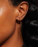 Image 2 of 5: LANA Small Upside Down Hoop Earrings