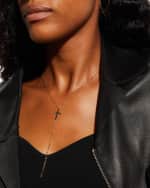 Image 5 of 5: LANA Small Upside Down Hoop Earrings