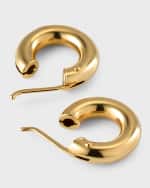 Image 3 of 5: Roberto Coin Everyday Gold Huggie Hoop Earrings