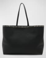 Image 5 of 6: Valentino Garavani Rockstud Vitello Tote Bag