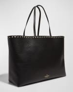 Image 3 of 6: Valentino Garavani Rockstud Vitello Tote Bag