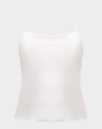 Image 1 of 6: Alice + Olivia Harmon Drapey Slip Tank