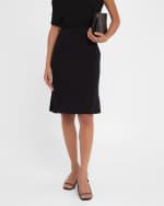 Image 3 of 3: Misook Straight Knee-Length Skirt