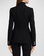 Image 5 of 6: Ralph Lauren Collection Camden Double-Breasted Stretch-Wool Jacket