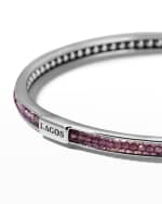 Image 3 of 5: LAGOS Caviar Icon Beaded Stone Bangle Bracelet