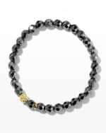 Image 4 of 5: LAGOS Caviar Icon Beaded Stretch Bracelet