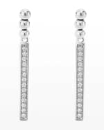Image 2 of 3: LAGOS Caviar Spark Diamond Small Linear Drop Earrings