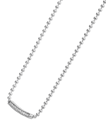 Image 3 of 5: LAGOS Caviar Spark Diamond Ball-Chain Necklace