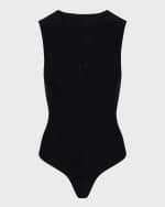 Image 1 of 3: Commando Ballet Sleeveless Microfiber Bodysuit