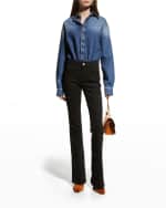 Image 4 of 5: FRAME Le High Flare Jeans