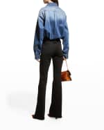 Image 3 of 5: FRAME Le High Flare Jeans