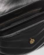 Image 5 of 6: Saint Laurent Loulou Toy YSL Crossbody Bag in Quilted Leather