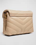 Image 3 of 6: Saint Laurent Loulou Toy YSL Crossbody Bag in Quilted Leather