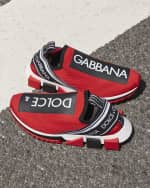 Dolce gabbana diamond shoes red