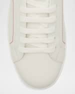 Image 4 of 6: Dolce&Gabbana Men's Portofino Two-Tone Leather Sneakers