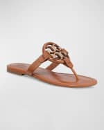 Tory Burch Miller Flat Metal Logo Slide