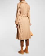 Image 3 of 5: Max Mara Manuela Belted Camel Hair Coat, Camel