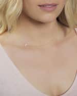 Image 2 of 4: Maya Brenner Designs 14k Yellow Gold Mini Letter Necklace